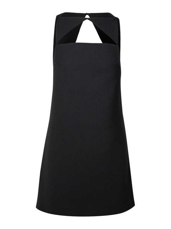 VERSACE: ニーレングスドレス - 膝丈ドレス - 黒