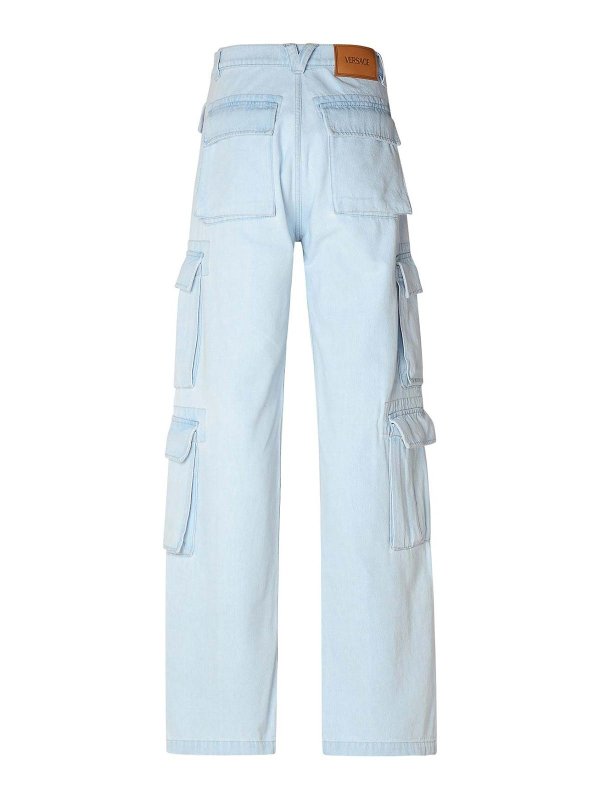 VERSACE: straight leg jeans online - Jeans Cargo