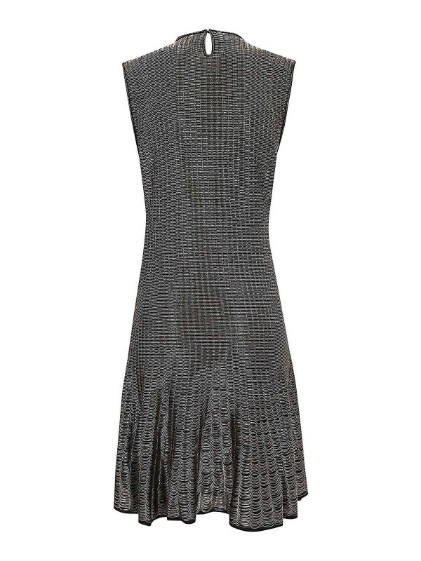 ALEXANDER MCQUEEN: knee length dresses online - Pleated skirt dress