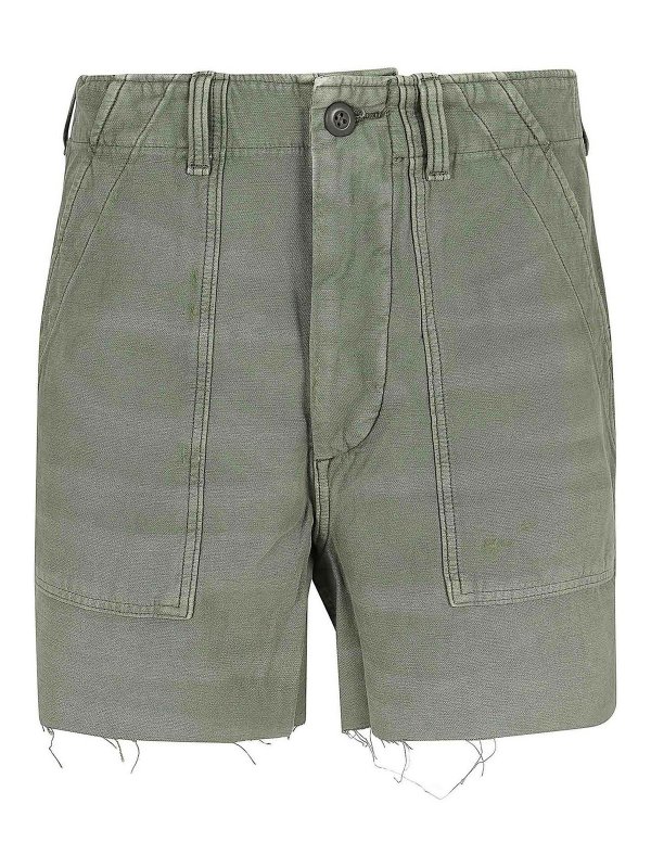 POLO RALPH LAUREN: カジュアルトラウザー - カジュアルパンツ - ダークグリーン