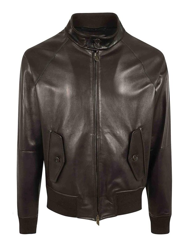 SALVATORE SANTORO: leather jacket - Leather Jacket