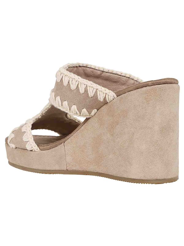The Best Shops MOU: espadrilles - Wedge Plain Suede