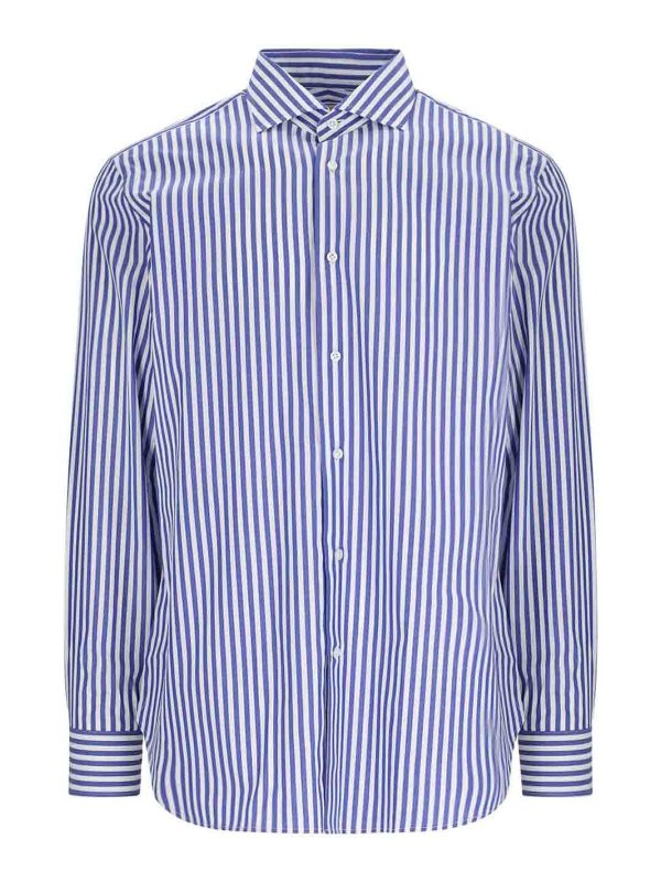 LABORATORIO DEL CARMINE: shirts - Striped shirt