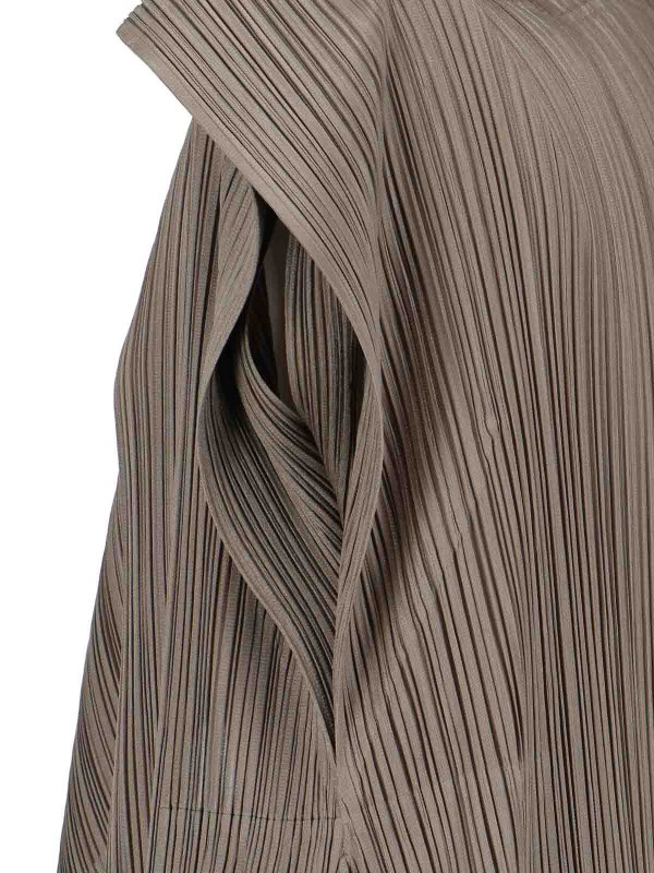 膝丈ドレス - 緑 shop online: PLEATS PLEASE ISSEY MIYAKE