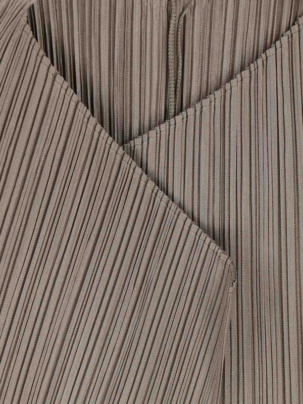 PLEATS PLEASE ISSEY MIYAKE buy online 膝丈ドレス - 緑