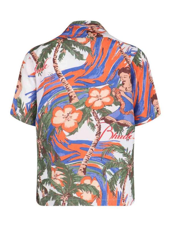 RHUDE: shirts online - Linen Shirt