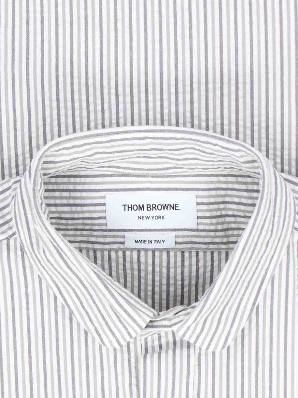 The Best Shops THOM BROWNE: shirts - Striped shirt