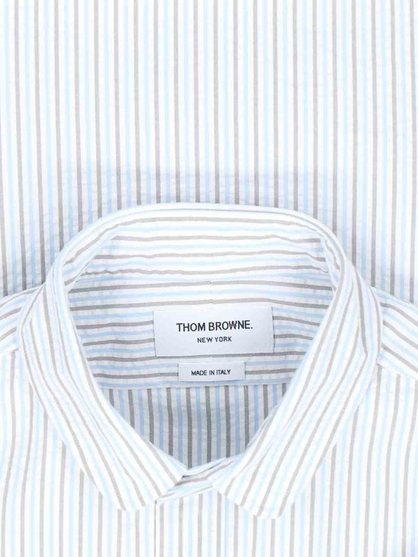 The Best Shops THOM BROWNE: shirts - Striped shirt