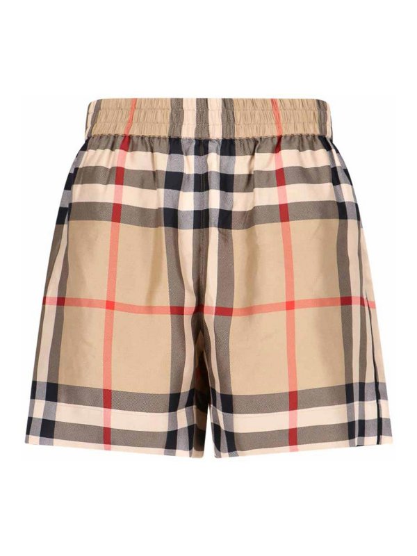BURBERRY: Pantalones Cortos - Shorts - Beis