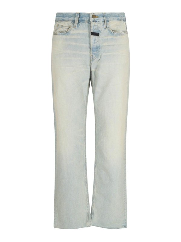FEAR OF GOD: straight leg jeans - Straight Leg Jeans