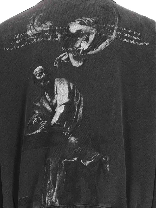 The Best Shops OFF-WHITE: Sweatshirts & Sweaters - Logo Crew Neck Sweatshirt