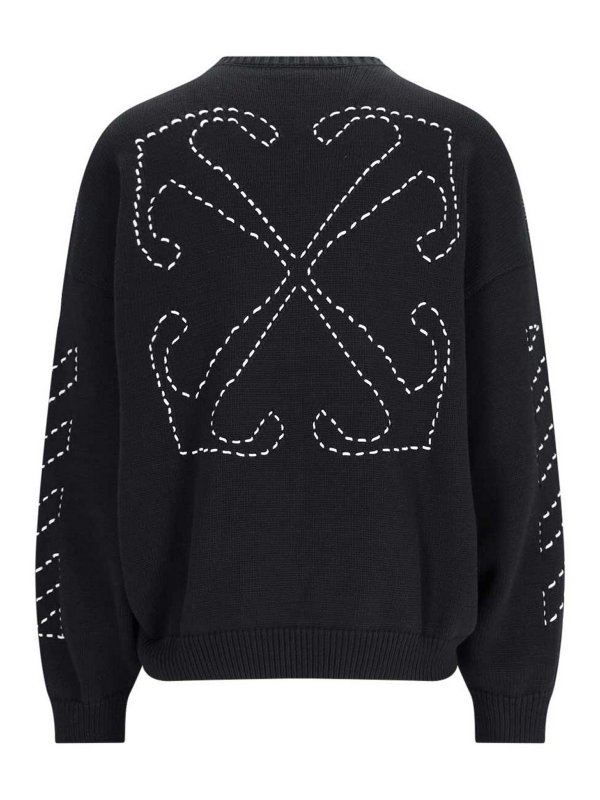 OFF-WHITE: crew necks online - Crewneck sweater