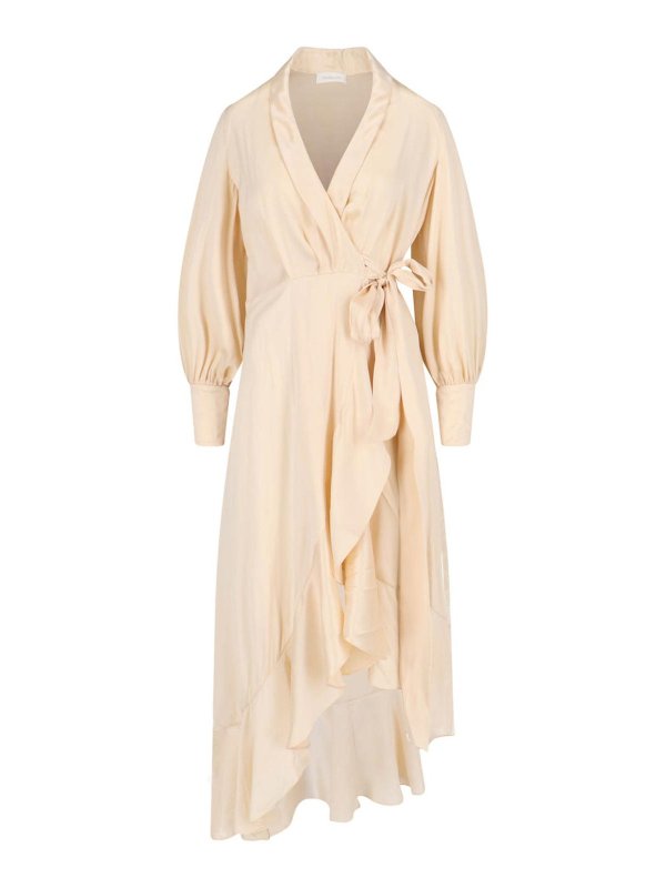 ZIMMERMANN: ニーレングスドレス - 膝丈ドレス - ヌードカラー