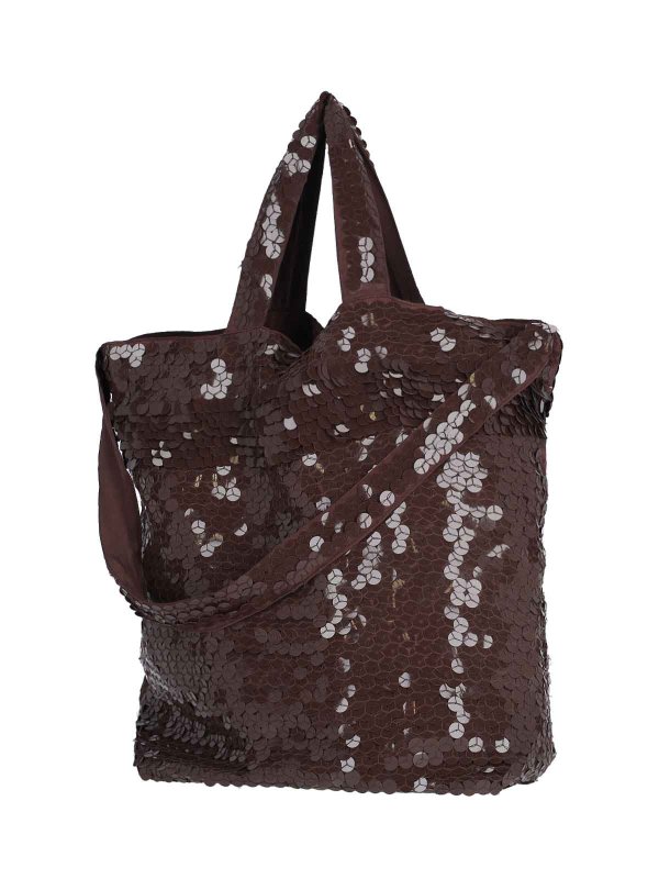 P.A.R.O.S.H.: トートバッグ online - トートバッグ - ブラウン