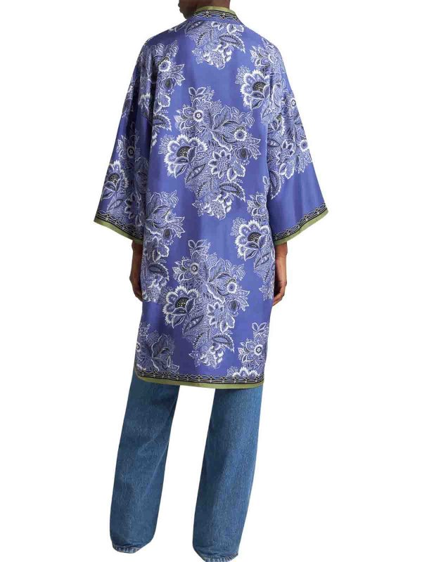 The Best Shops ETRO: coats - Long Silk Kesa