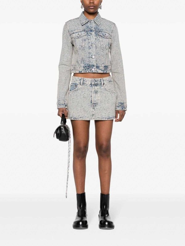 Acne Studios buy online Denim mini skirt