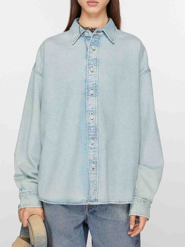 Acne Studios: Hemden online - Hemd - Jeansblau