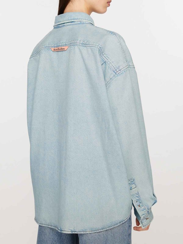 The Best Shops Acne Studios: Hemden - Hemd - Jeansblau