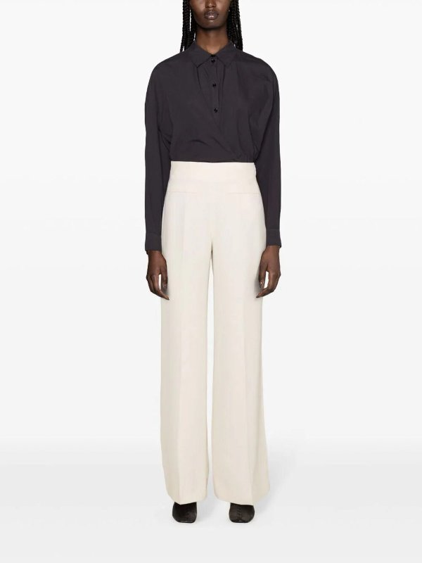 The Best Shops LEMAIRE: shirts - Straight Collar Twisted Shirt