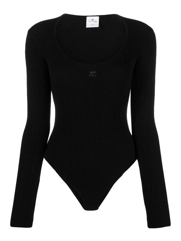 Courreges: トップス＆タンクトップ - トップ/タンクトップ - 黒