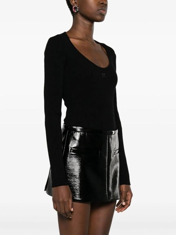 トップ/タンクトップ - 黒 shop online: Courreges