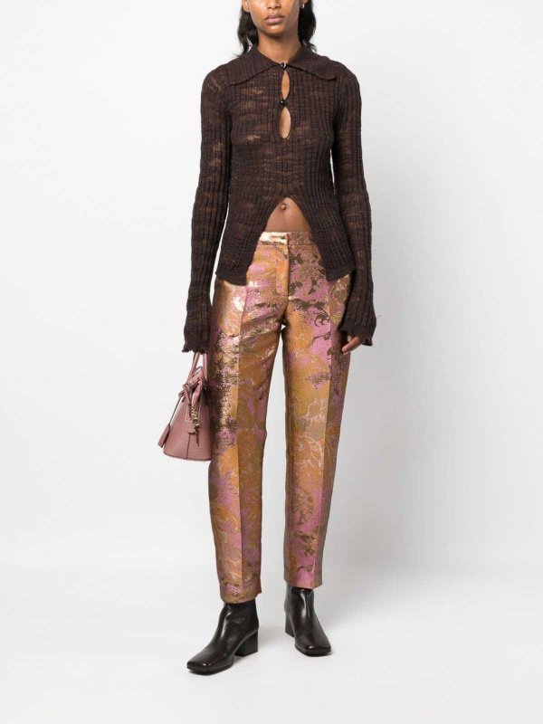 DRIES VAN NOTEN: casual trousers online - Sequined pants