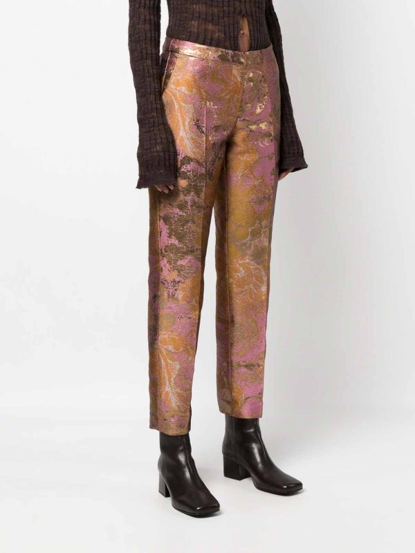 The Best Shops DRIES VAN NOTEN: casual trousers - Sequined pants