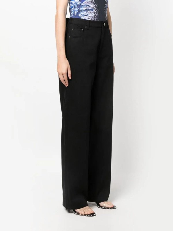 The Best Shops ROTATE Birger Christensen: ストレートジーンズ - ストレートジーンズ - 黒