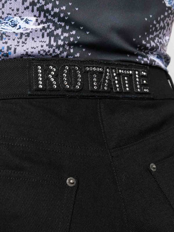 ストレートジーンズ - 黒 shop online: ROTATE Birger Christensen
