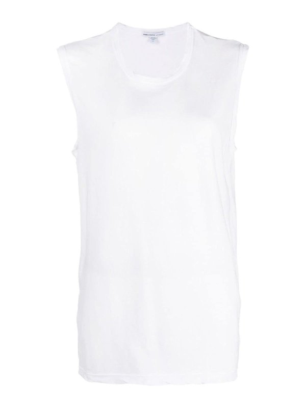JAMES PERSE: Tops y camisetas sin mangas - Top - Blanco