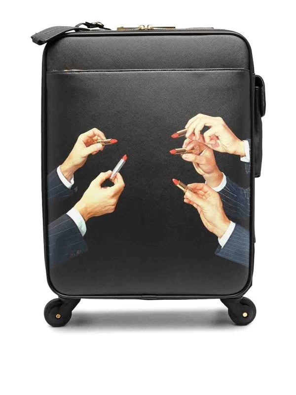 SELETTI: スーツケース＆旅行鞄 - 旅行鞄 - 黒