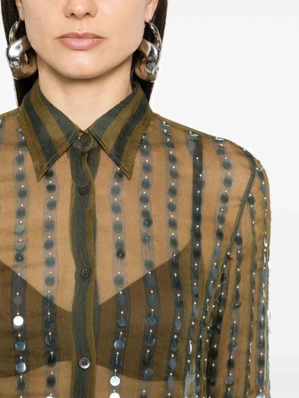 Hemd - Grün shop online: DRIES VAN NOTEN