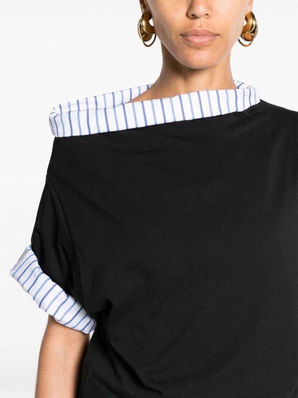 DRIES VAN NOTEN: t-shirts online - Black T-shirt