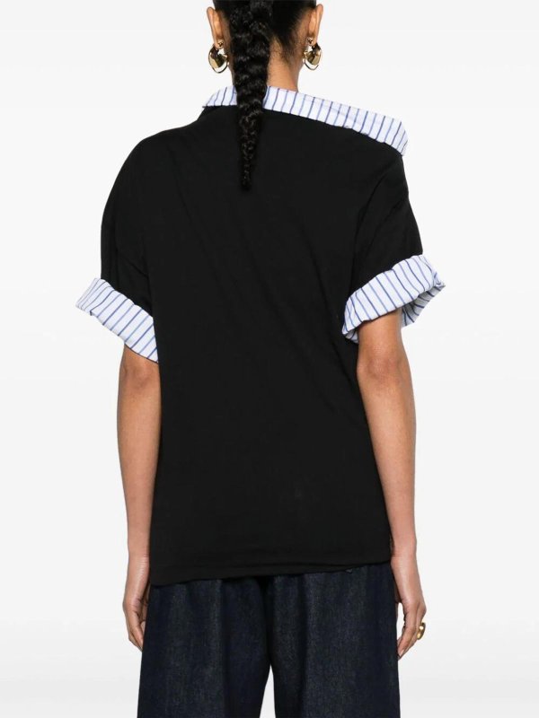 The Best Shops DRIES VAN NOTEN: t-shirts - Black T-shirt