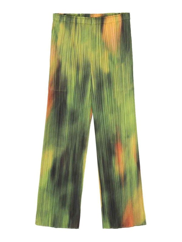 PLEATS PLEASE ISSEY MIYAKE: casual trousers - Casual trousers