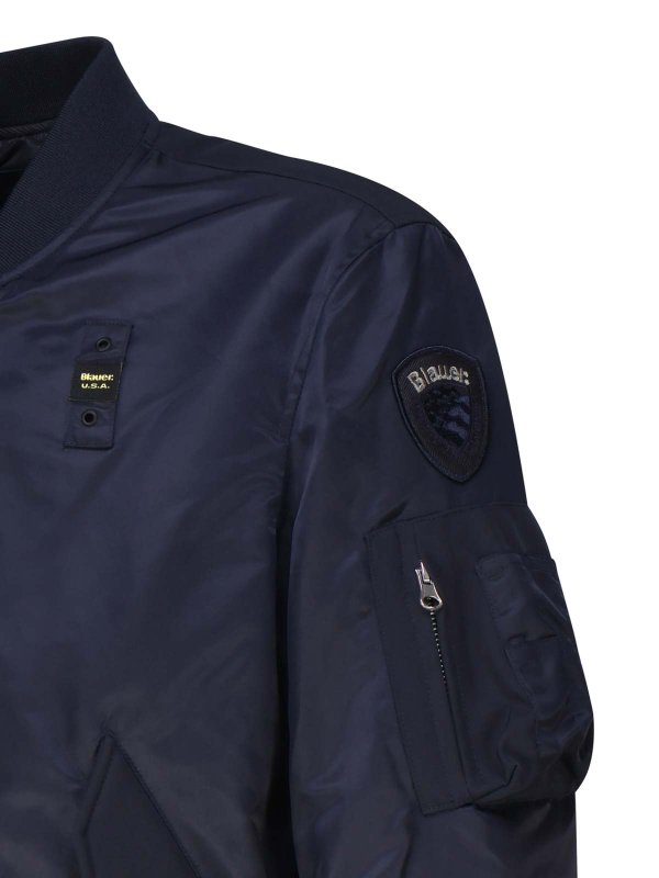 The Best Shops BLAUER: ボンバージャケット - ボンバージャケット - ブルー