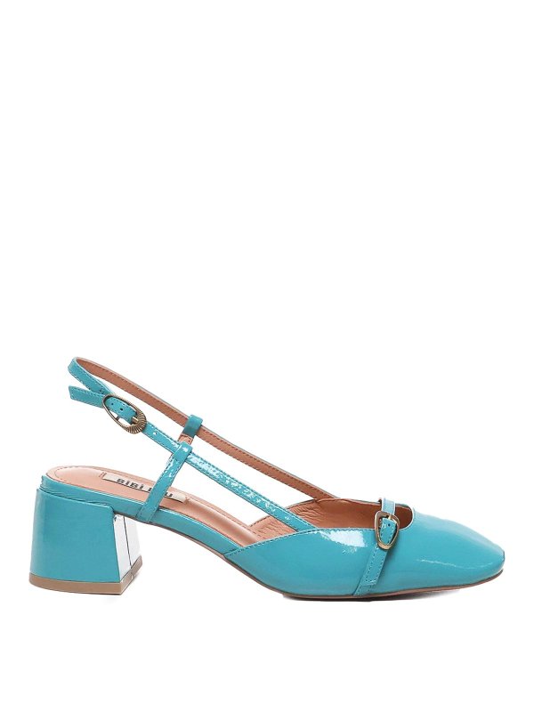 BIBI LOU: court shoes - Square Toe Slingback