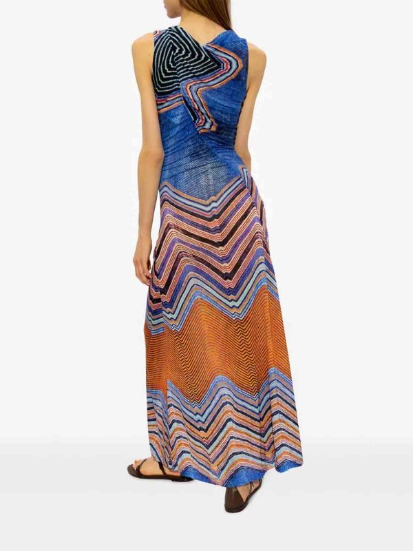 イブニングドレス - ライトブルー shop online: ULLA JOHNSON