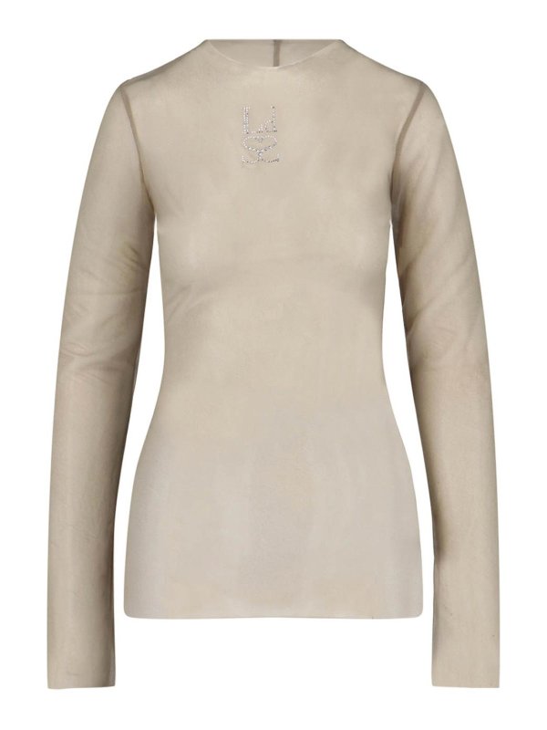 LUDOVIC DE SAINT SERNIN: Tops & Tank tops - Logo top