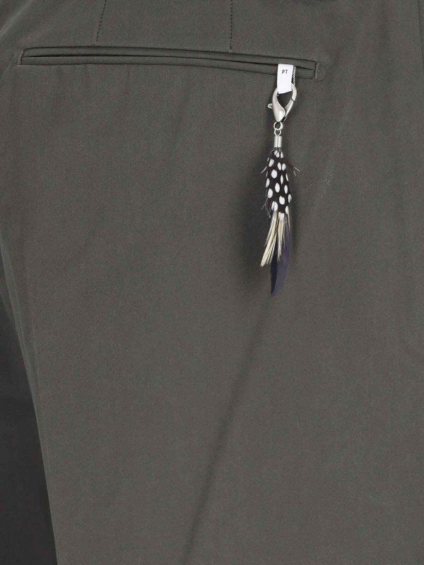 カジュアルパンツ - 緑 shop online: PT TORINO