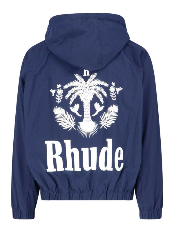 RHUDE: blazers online - Logo jacket