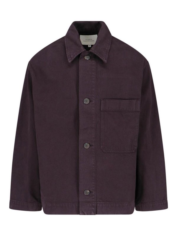 STUDIO NICHOLSON: denim jacket - Denim jacket