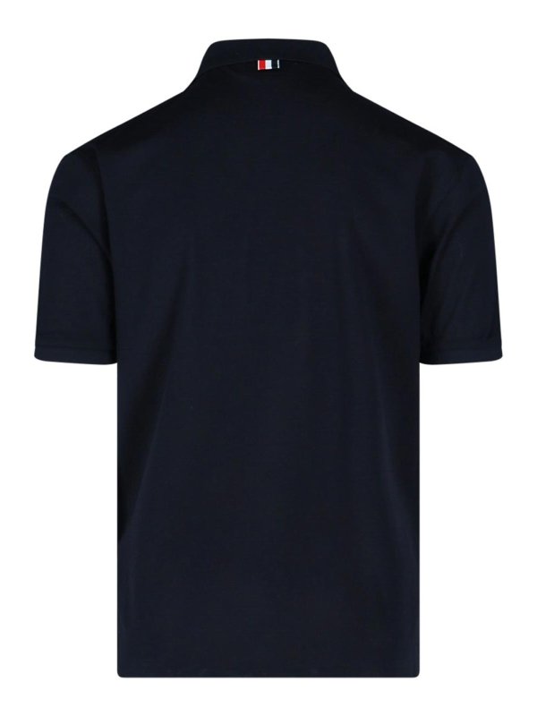 The Best Shops THOM BROWNE: polo shirts - Logo polo