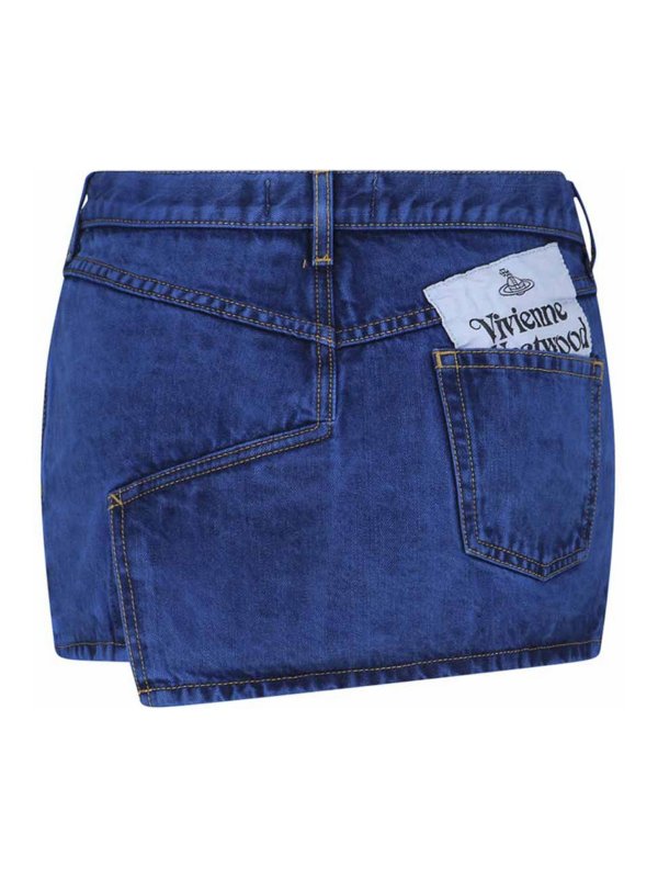 VIVIENNE WESTWOOD: ミニスカート online - ミニスカート - ブルー