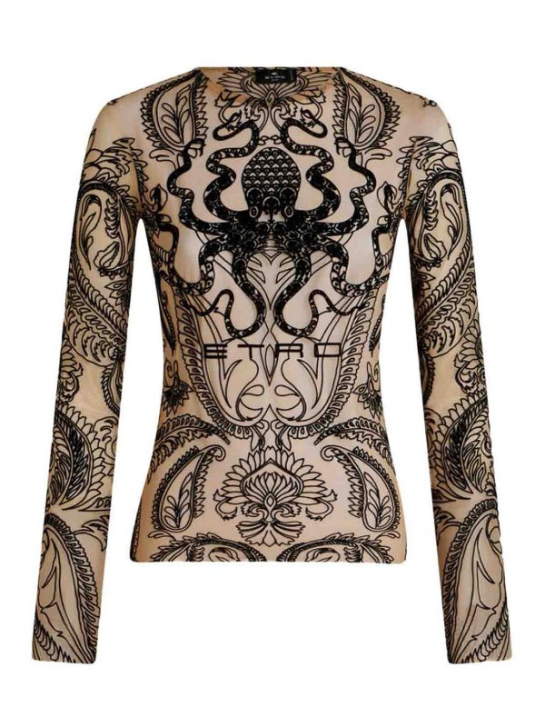 ETRO: Tops & Débardeurs - Top - Beige