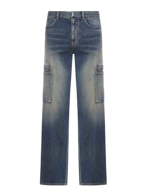 GIVENCHY: straight leg jeans - Jeans