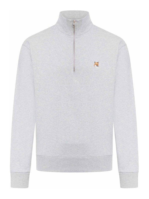 MAISON KITSUNÉ: スウェット＆セーター - スウェットシャツ/セーター - グレー