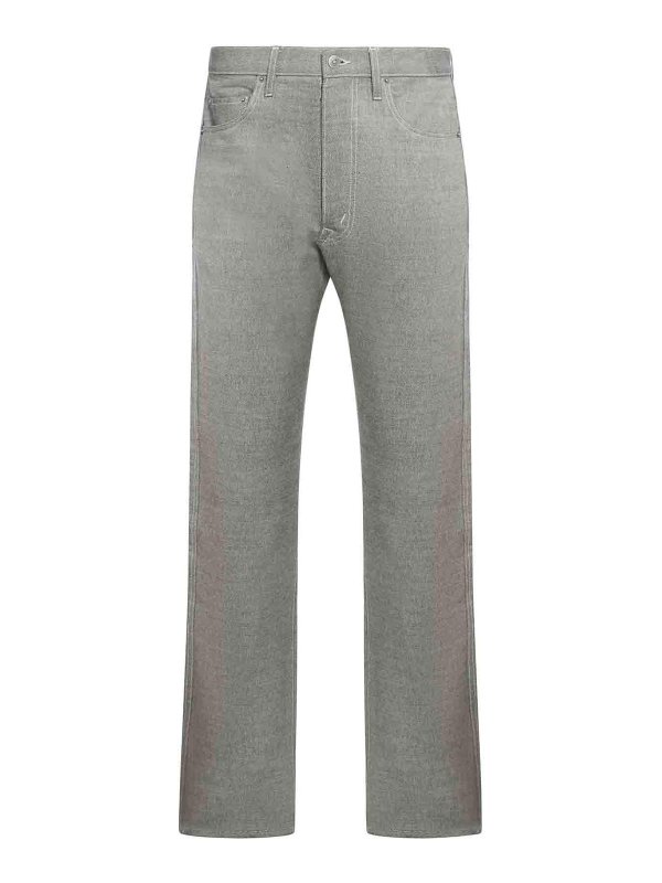 Maison Margiela: Jeans Rectos - Vaqueros Rectos - Gris
