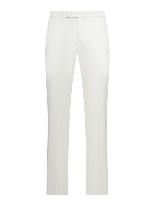 ZEGNA: Pantalons élégants - Pantalon blanc