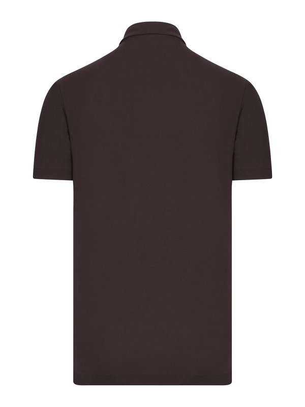 ZANONE: Polos online - Polo - Marrón